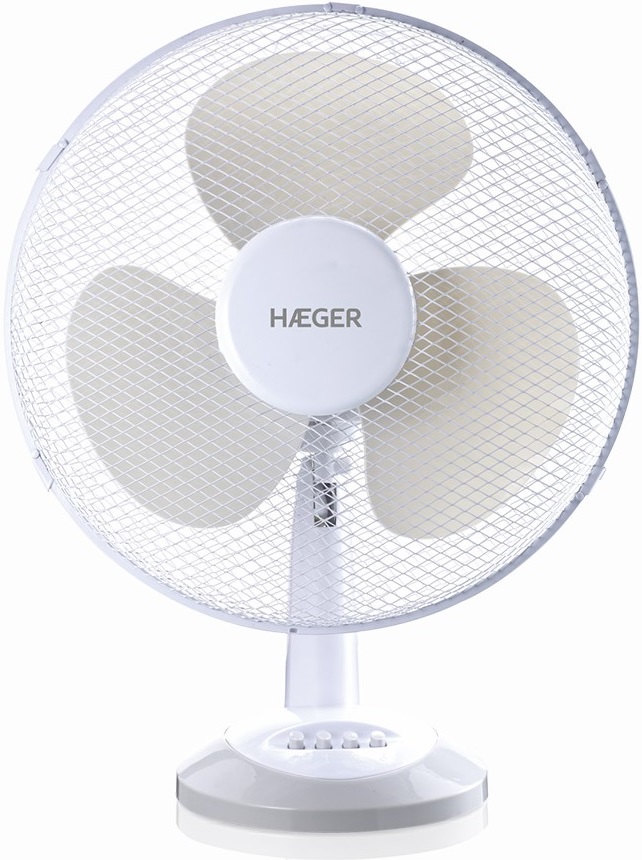 Ventoinha de Mesa 40cm 45W (Branco) - HAEGER