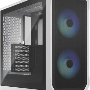 Caixa ATX Focus 2 RGB White TG Clear Tint - FRACTAL DESIGN
