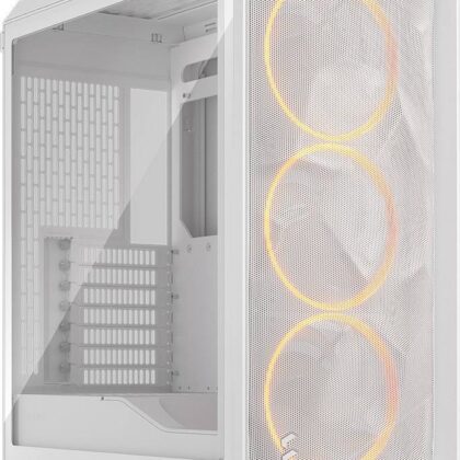 Caixa Extended-ATX Meshify 3 Ambience Pro RGB Tempered Glass Clear Tint (Branco) - FRACTAL DESIGN