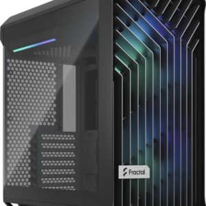 Caixa Extended-ATX Torrent Compact RGB Tempered Glass Light Tint (Preto) - FRACTAL DESIGN