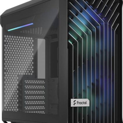 Caixa Extended-ATX Torrent Compact RGB Tempered Glass Light Tint (Preto) - FRACTAL DESIGN