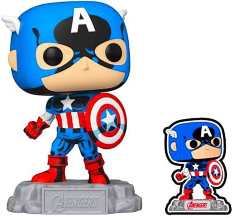 Figura Pop! A60-Comic Capitan America Marvel - FUNKO
