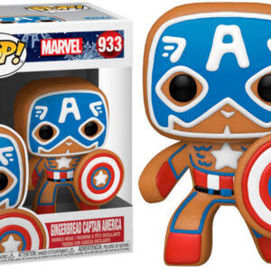 Figura POP! Marvel: Holiday - Gingerbread Captain America - FUNKO