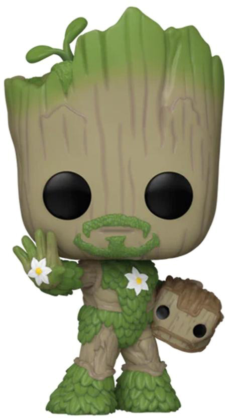Figura POP! Marvel We Are Groot Groot as Iron Man - FUNKO