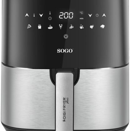 Fritadeira Air Fryer 5L 1450W (Preto) - SOGO
