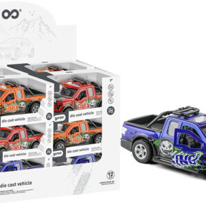 Carro King 3 Sort. Pull Back 1:32 DIS-12 - GIROS