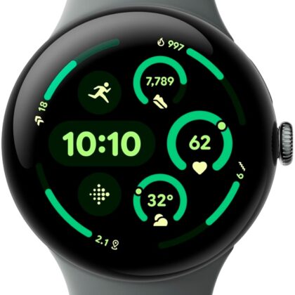 Smartwatch Pixel Watch 3 45mm (Avelã) - GOOGLE
