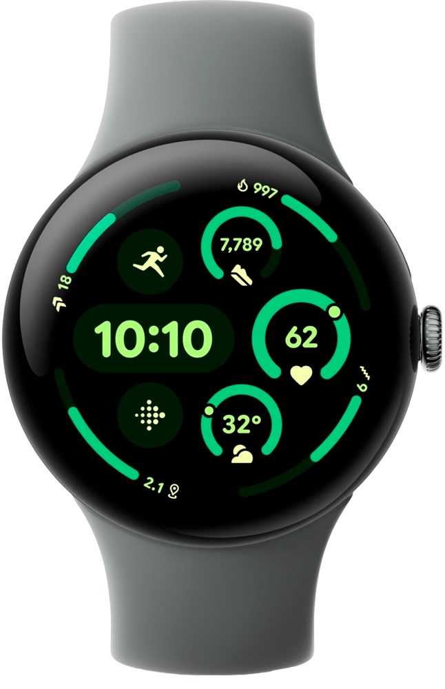 Smartwatch Pixel Watch 3 45mm (Avelã) - GOOGLE