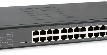 Switch 24 Portas L2 Managed Gigabit + 2x Portas SFP + 2x Portas UPLINK RJ45 - LEVEL ONE