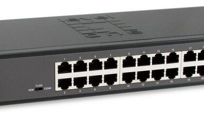 Switch 24 Portas 10/100/1000Mbps GEU-2431 - LEVEL ONE