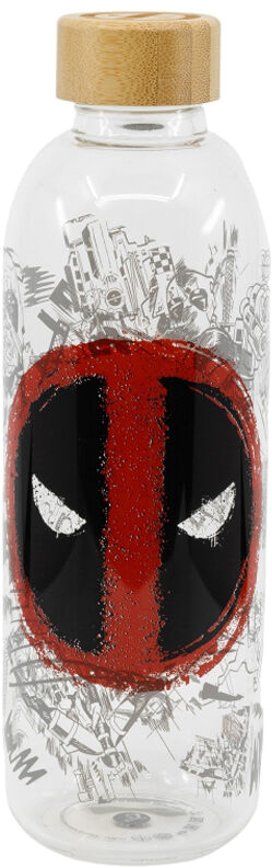 Garrafa de Vidro Deadpool Marvel 1030ml - STOR