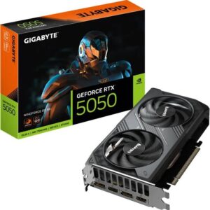Placa Gráfica NVIDIA GeForce RTX 5050 Blackwell Windforce OC 8G GDDR6 DLSS4 - GIGABYTE