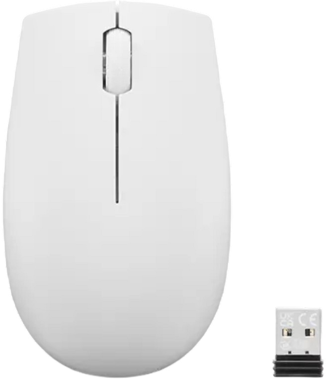 Rato Ótico 300 Compact Wireless 1000DPI (Cloud Grey) - LENOVO