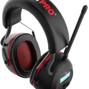 Protetor Auditivo c/ Rádio FM/DAB+/Bluetooth H-40 (Preto) - PERFECTPRO