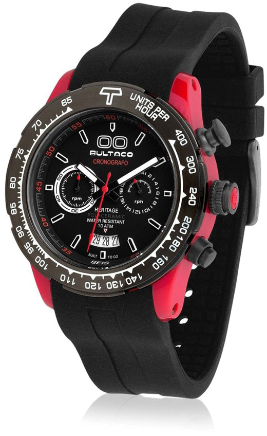 Relógio Analógico H1PR43C-CB1 43MM (Vermelho) - BULTACO