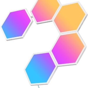 Painéis LED RGBIC Hexagonais Linkáveis e Inteligentes (WiFi + BT) - GOVEE