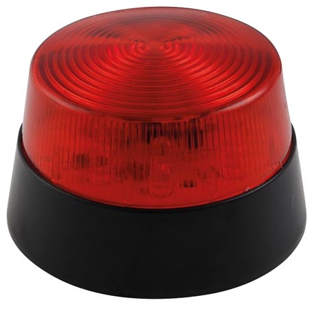 Lampada LED Strobe/Flash 12V - Cor Vermelho
