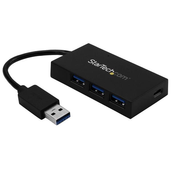 Hub de Interface USB 3.0 HB30A3A1CFB (3.1 Gen 1) Type-A 5000 Mbit/s Preto - STARTECH