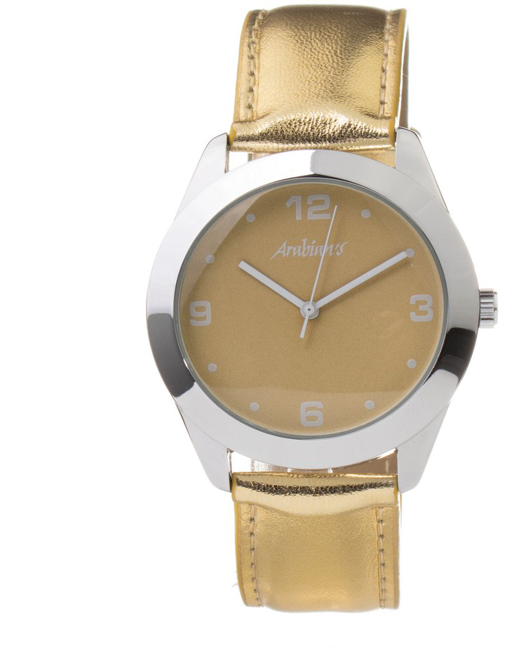 Relógio Analógico HBA2212G 40MM (Prateado) - ARABIANS