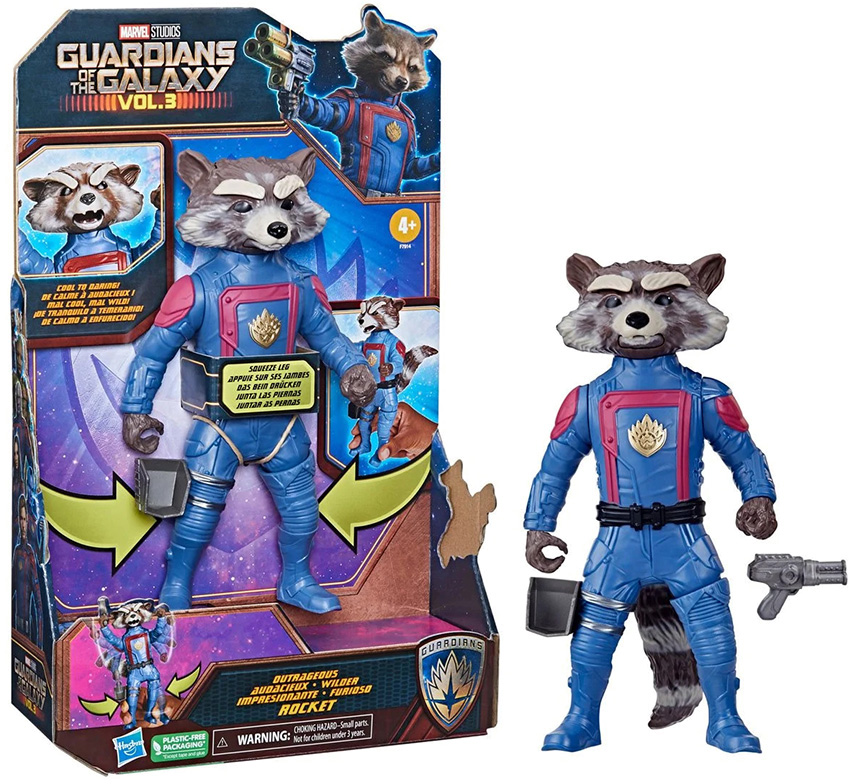 Avengers Guardiões Galáxia Fig. Rocket - HASBRO