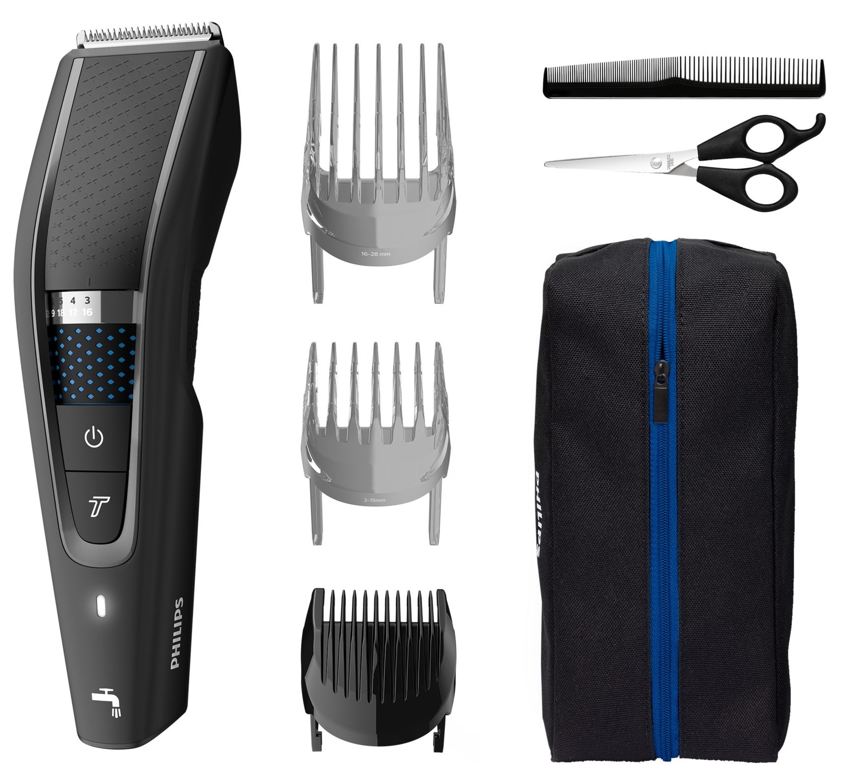 Aparador Barba/Cabelo HC5632/15 Recarregável c/ Acessórios - PHILIPS