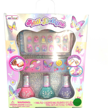 Set Cosmética Nail Delight Butterfly - HOTFOCUS
