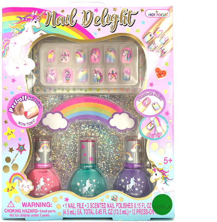 Set Cosmética Nail Delight Unicorn - HOTFOCUS