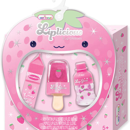 Strawberry Set Gloss para Lábios - HOTFOCUS