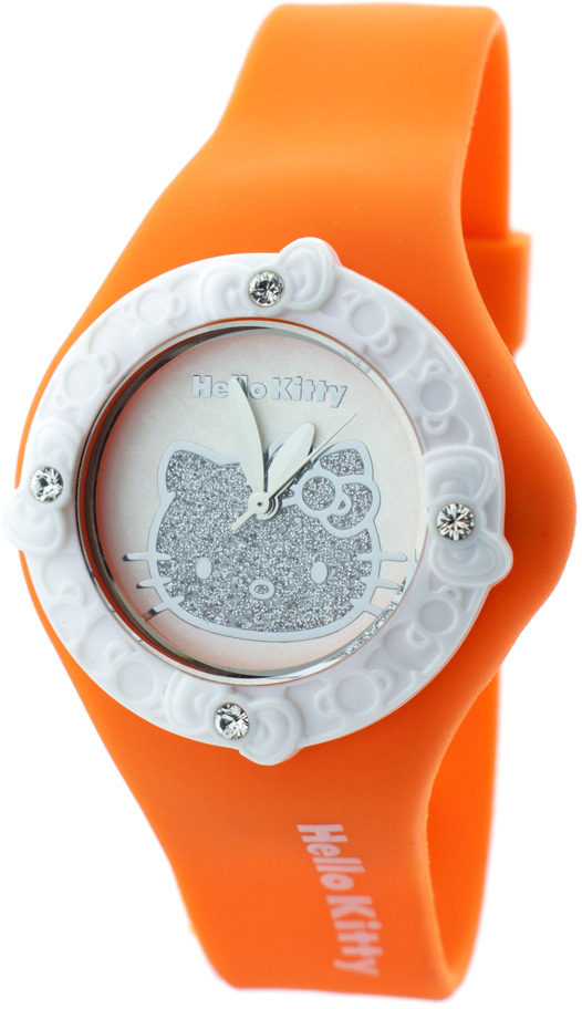 Relógio Analógico HK7158LS-02 40MM (Laranja) - HELLO KITTY