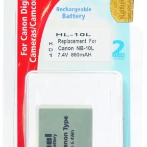 Bateria p/Câmara HL-10L Canon - HAHNEL