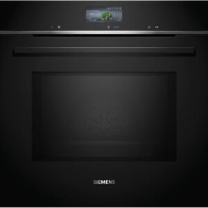 Forno de Encastre iQ700 HM736GAB1 c/ Microondas 67L 3600W (Preto) - SIEMENS