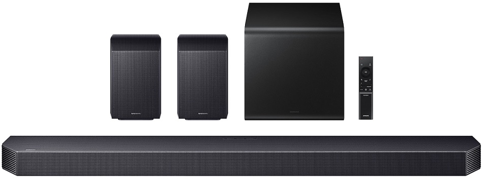 SoundBar Bluetooth Q930F (2025) 9.1.4 Canais 580W c/ Subwoofer (Preto) - SAMSUNG