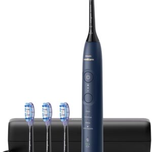 Escova de Dentes Elétrica Sonicare Series 7100 HX7423/08 + 4 Recargas (Azul Marinho) – PHILIPS