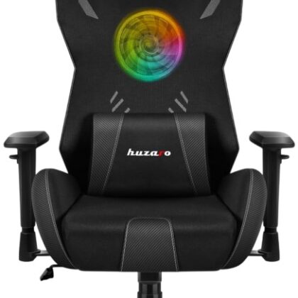 Cadeira Gaming Combat 7.6 RGB (Preto) - HUZARO