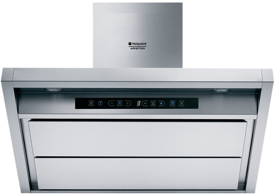 Exaustor Chaminé HZV 9 IX 800 m3/h (Inox) - HOTPOINT