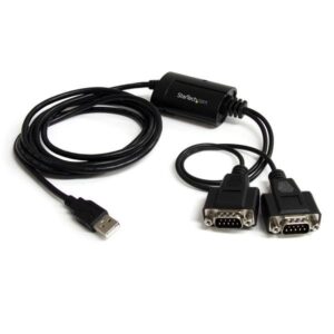 Cabo Adaptador USB 2.0 A Macho - 2x DB-9 Macho - STARTECH