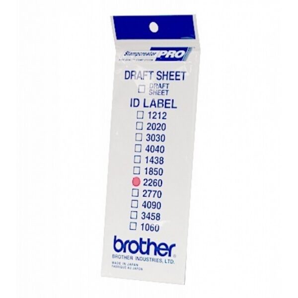 Etiqueta p/Impressão ID2260 (12 Folhas) - BROTHER
