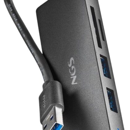 Hub USB 5-EM-1 (3x USB/TF/SD) - NGS