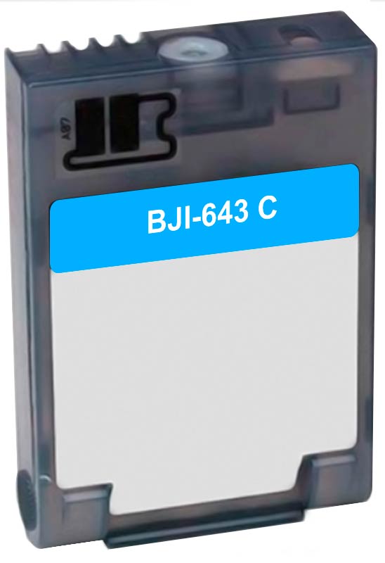 Canon Bji643 Azul Tinteiro De Tinta Compatível