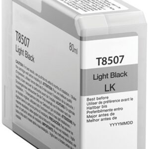 Epson T8507 Preto Light Tinteiro De Tinta Pigmentada Compatível C13T850700