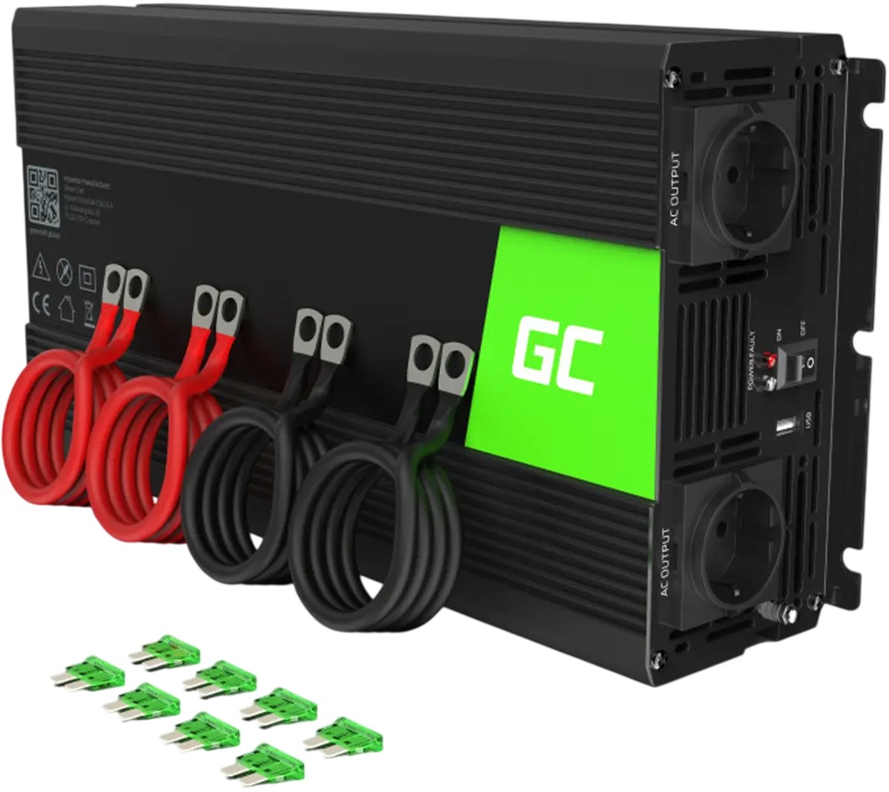 Conversor ONDA PURA 24V - 220V 3000W - GREEN CELL