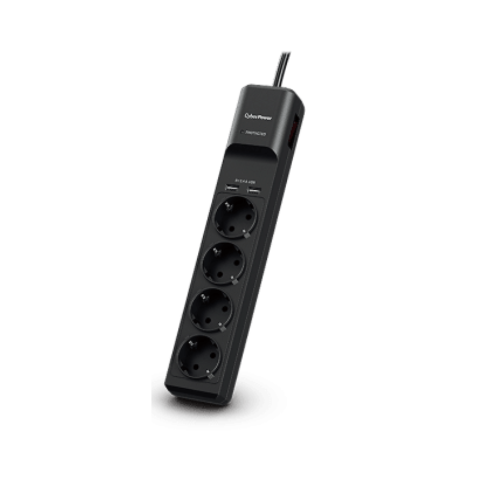 Tomada Proteção CyberPower 4*Out 2xUSB
