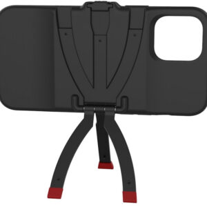 Capa StandPoint p/ Apple iPhone 12 Pro Max (Preto e Vermelho) - JOBY