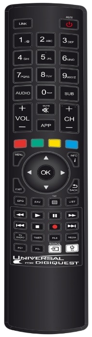 Comando Universal p/ Receptores Digiquest - Jolly Line
