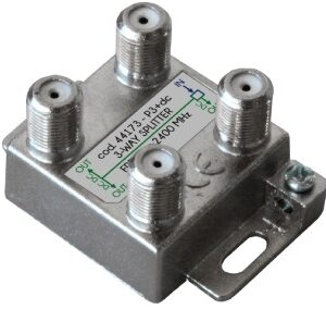Repartidor Interior (5-2400MHz) 3 Saídas F - Jolly Line