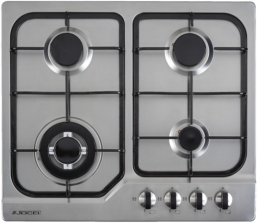 Placa 4 Bocas a Gás 590x510mm (Inox) - JOCEL