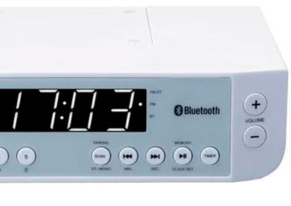 Rádio de Cozinha KCR 100 c/ Bluetooth (Branco) - LENCO