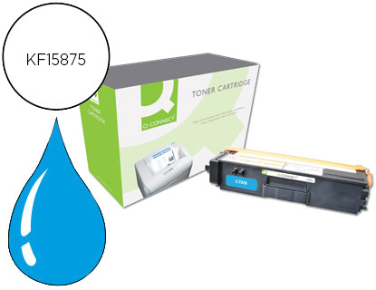 Toner Compatível Brother TN325C Hl-4140Cn/4150Cdn/4570Cdw/4570Cdwt/Dcp 9055Cdn (Ciano) - Q-CONNECT