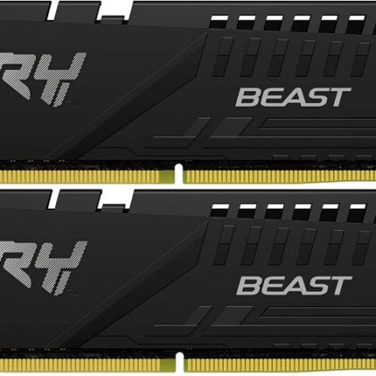 Memória RAM DIMM Fury Beast 64GB (2x32GB) DDR5-5600MHz (AMD Expo/Intel XMP) CL36 - KINGSTON