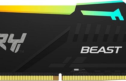 Memória RAM FURY Beast RGB 8GB (1x8GB) DDR5 5600MT/s - KINGSTON